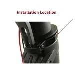 Δακτυλίδι κλειδώματος αναδιπλούμενης βάσης τιμονιού ανταλλακτικό για Xiaomi m365/ 1S/ Pro/ Pro 2 ηλεκτρικό Scooter πατίνι OEM - Image 2