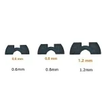 Eλαστικό απορρόφησης κραδασμών για Xiaomi m365/ 1S/ Pro/ Pro2/ Mi 3 ηλεκτρικό Scooter πατίνι OEM  (3 τεμ) 0.6/ 0.8/1.2mm - Image 3