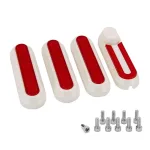 Μπροστινά και πίσω καλύμματα βιδών πιρουνιού Xiaomi m365/ 1S/ Pro/ Pro 2 Scooter OEM σετ  λευκό