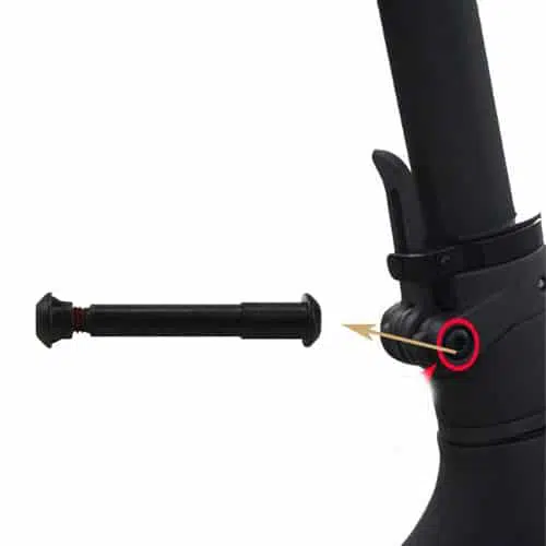 Ανταλλακτική Κεντρική βίδα ή πείρος βάσης τιμονιού για το Xiaomi m365 σκούτερ μάυρο OEM - 2