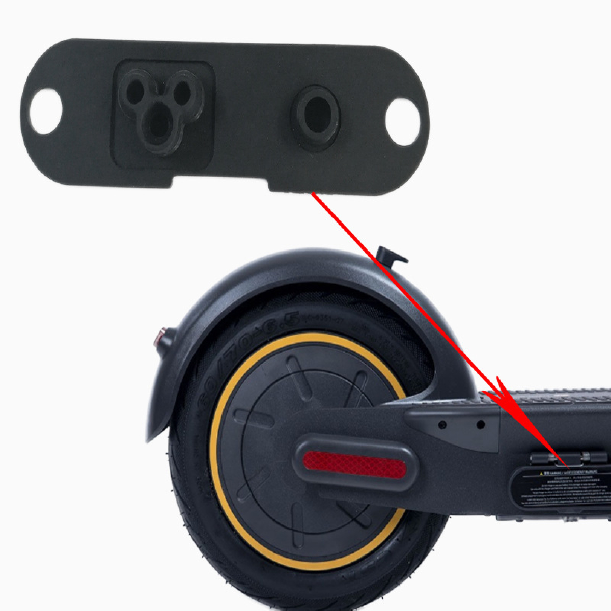 elastiko kalymma charging port gia segway max g30 ilektriko scooter patini 2