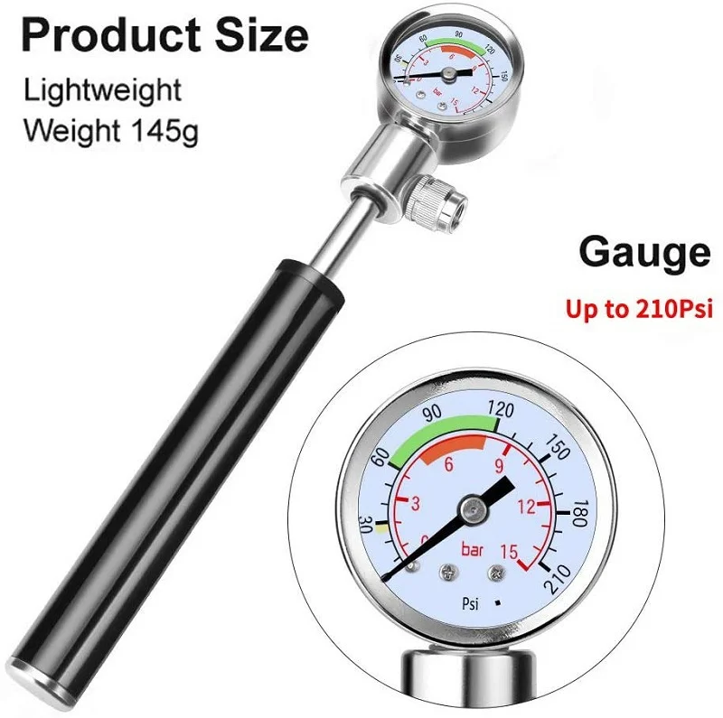 Φορητή τρόμπα OEM με βαλβίδα (max πίεση 210 psi) για ηλεκτικά scooter και ποδήλάτα - Image 3