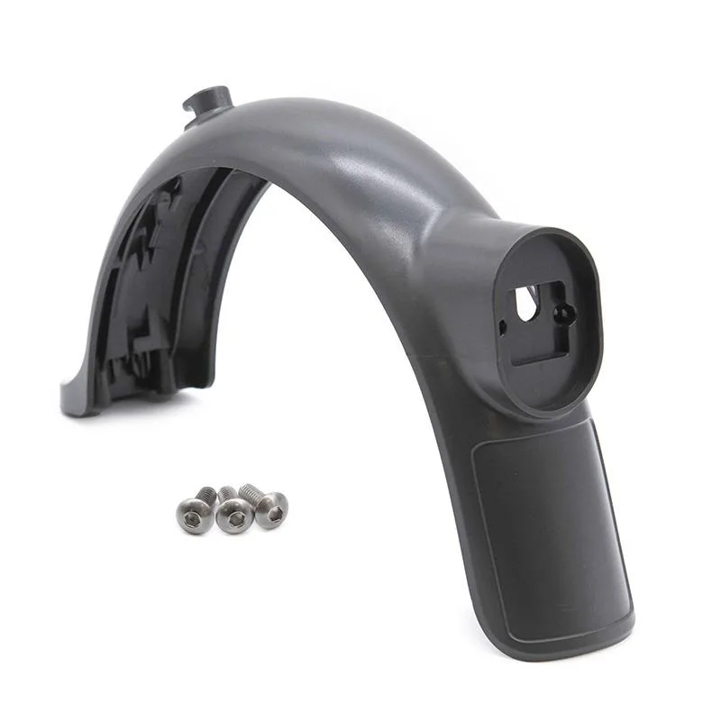 050289-1 Πίσω φτερό ανταλλακτικό μαύρο με φως για Xiaomi 4 Pro ηλεκτρικό πατίνι OEM - Image 1