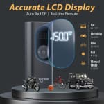 Φορητή Ηλεκτρική Τρόμπα Ελαστικών TCCBAC (TC-AP01) 150PSI Επαναφορτιζόμενη 12V - Image 2