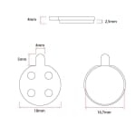 Τακάκια φρένων resin για Xiaomi - 2 σετ [Ewheel]