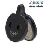 Τακάκια φρένων ρητίνης - 2 σετ [Ewheel]