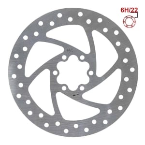Δίσκος φρένων 160mm 6h ασημί [Ewheel]