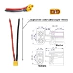 Καλώδιο XT30 - 10p (5M/5F)