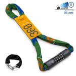 Κλειδαριά συνδυασμού με κόκκινο κάλυμμα [Ewheel]