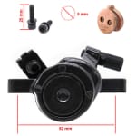 Μηχανικός σφικτήρας φρένου μαύρος για NINEBOT Series F και D [Ewheel]