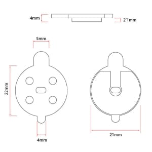 Τακάκια φρένων ρητίνης για NIU - 2 σετ [Ewheel]