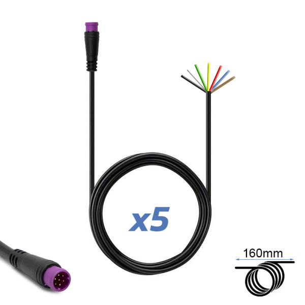 Αδιάβροχος Σύνδεσμος 8mm 7 Pin [Ewheel]