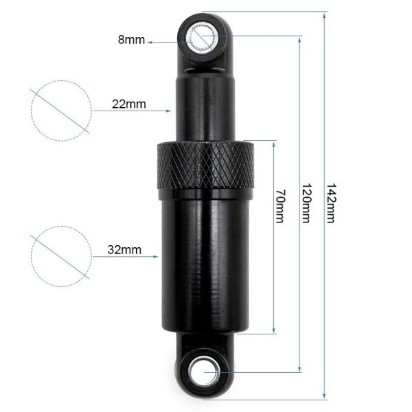 Αμορτισέρ πίσω ανάρτησης SmartGyro K2 - 2 τεμ [Ewheel]