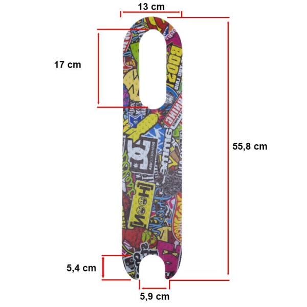 Αντιολισθητική PVC Βάση DOODLE για XIAOMI [Ewheel]