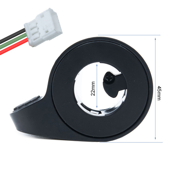 Χειριστήριο γκαζιού μαύρο 13cm E2/E2 Plus [Ninebot]