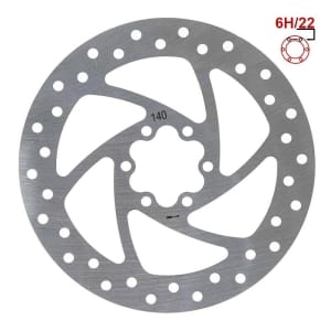 Δίσκος φρένων 140mm 6h ασημί [Ewheel]