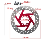 Δίσκος φρένων 140mm 6H μπλε [Ewheel]