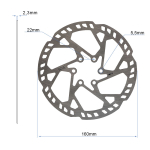 Δίσκος φρένων 160mm (2.3mm) [Ewheel]