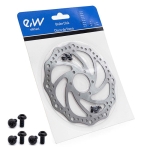 Δίσκος φρένων 160mm 6h ασημί - 48mm [Ewheel]