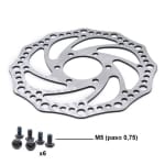 Δίσκος φρένων R6.2 140mm 6h ασημί 48mm [Ewheel]