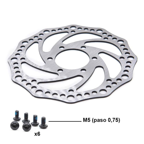 Δίσκος φρένων R6.2 140mm 6h ασημί 48mm [Ewheel]