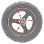 Ελαστικό 10" με ζάντα 6.5/B50 μπλε Smartgyro [Ewheel]