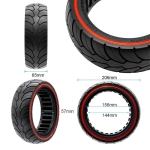 Ελαστικό Συμπαγές 8x2.5 μπλε γραμμή (DUALTRON Mini) [Nedong]