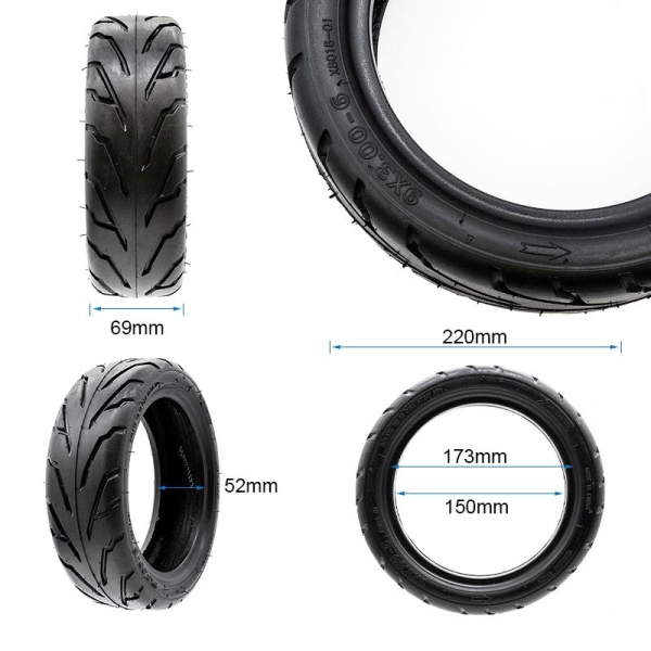 Ελαστικό Tubeless 9x3-6 [Xuancheng]