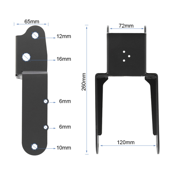 Εμπρός πιρούνι Kukirin G2 (Χωρίς Λογότυπο) [Kukirin]