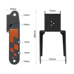 Εμπρός πιρούνι Kukirin G2 (Χωρίς Λογότυπο) [Kukirin]