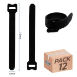 Καλώδιο δέσιμο μαύρο 10x110mm [Ewheel]