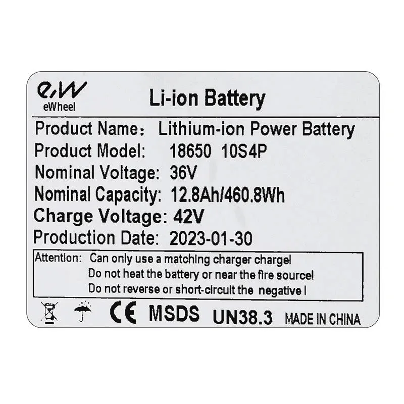 Μπαταρία Εξωτερική 36V 12.8Ah [Ewheel]