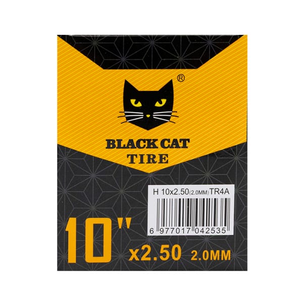 Σαμπρέλα Premium 10x2.5 2.0mm Ίσια Βαλβίδα [Black Cat]