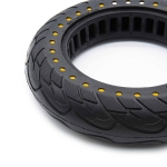 Συμπαγής Τροχός 10x2.5-6.1 Κίτρινες Κουκίδες [Nedong]