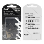 Τακάκια φρένων ρητίνης - 2 σετ [Ewheel]