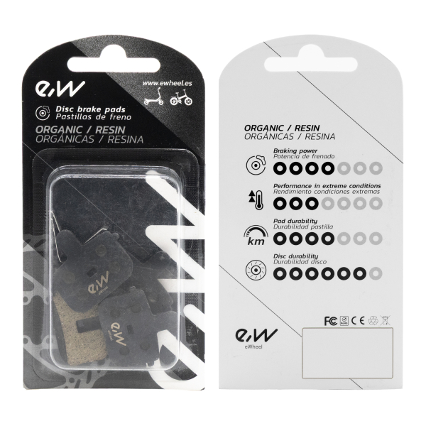 Τακάκια φρένων ρητίνης - 2 σετ [Ewheel]