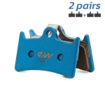 Τακάκια φρένων ρητίνης - Σετ 2 τεμαχίων [Ewheel]