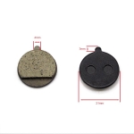 Τακάκια φρένων ρητίνης στρογγυλά με πείρο (20τμχ) [Ewheel]