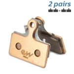 Τακάκια φρένων τετράγωνα με στρογγύλεμα - 2 [Rambomil]