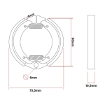 Τακάκια φρένων τύμπανου Ninebot D series/G30