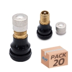 Βαλβίδα τροχού tubeless απλή (πλάκα πίεσης) x20 [Ewheel]